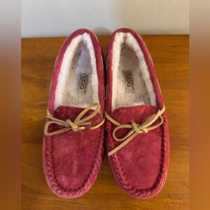 Ugg fur moccasin size 7